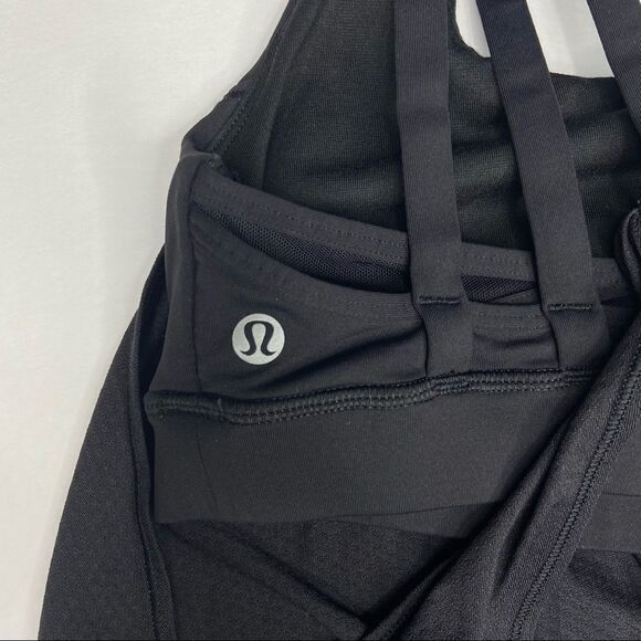 Lululemon Nouveau Limits Tank Sports Bra Duo Black - Picture 6 of 9